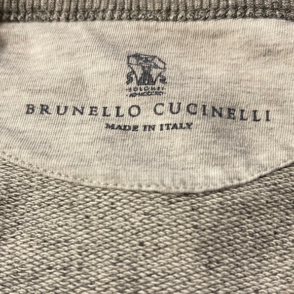 SOLDBrunello Cucinelli 100% Cotton Sweatshirt - - Picture 4 of 8